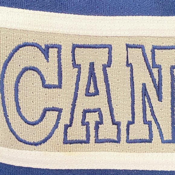 Vintage NHL Official Canucks Jersey Mighty Mac Sports Boy's Kid's Unisex - Picture 4 of 9